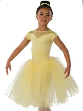 Women’s Menuetto A Wish Come True Adult Small Lemon Ballet Dance Costume Tutu